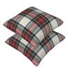 Stewart Dress Scottish Tartan 2 Pcs Square Pillowcase Pillow Cover Cushion Zip Decorative Comfort Throw Pillow For Home Sofa