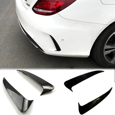 Zderzak tylny otacza wylot powietrza, osłonę wlotu powietrza i nóż do osłony wlotu powietrza dla Mercedesa Benz Klasy C W205 C43 C63 AMG 2014 - 2018 2019