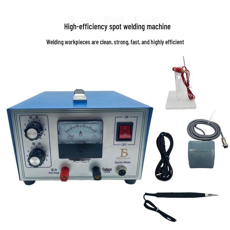 30A/50A Jewelry Spot Welder Handheld Welding Pen for Gold & Silver Ring Welding