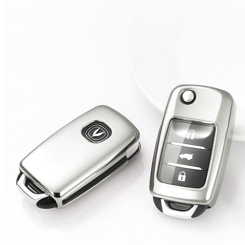 Changan Key Cover for Benben eStar/CS15/CS35/CS55 - Women's Folding Car Buckle Shell