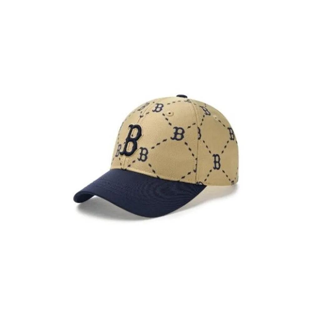 [MLB] Cap NQK 7ACPMD25N-43NYS Diamond Monogram Jacquard Ball Cap Boston Red Sox F2