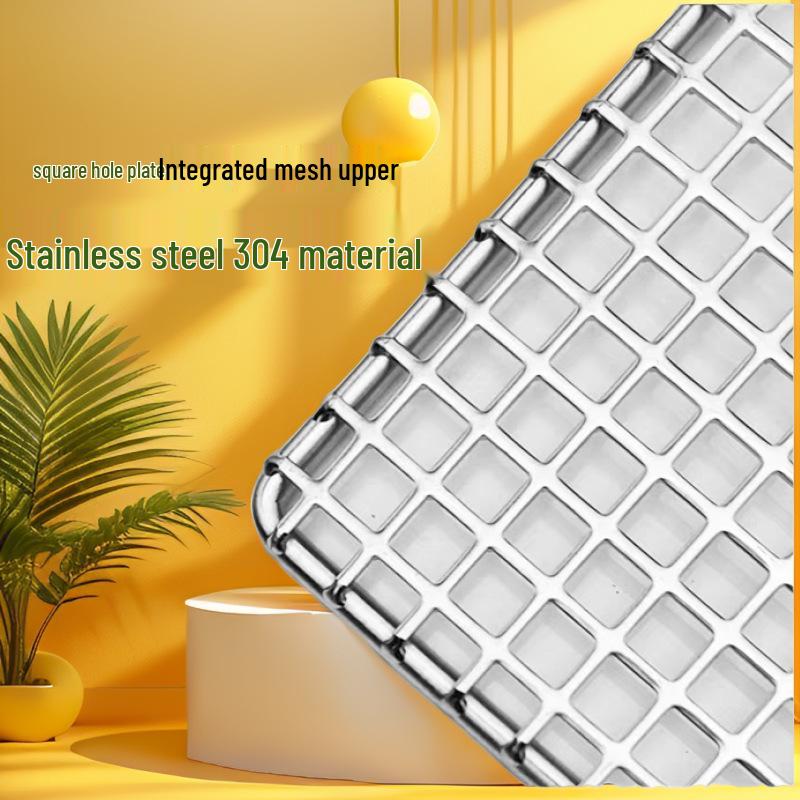304 Stainless Steel Perforated Grill Mat for BBQ and Frying.