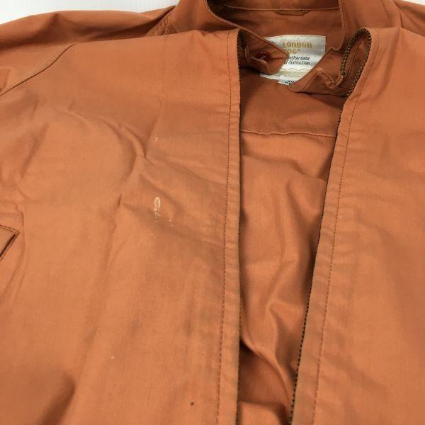 70s-80s London Fog by Reeves Swing Top Jacket Size 40 Orange Men M-L(USED)