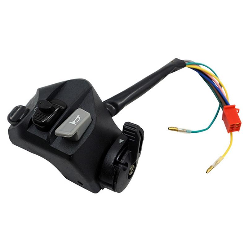 Low/High Beam Switch Electric Start Switch Handlebar Switch Assembly Motorcycle Modification Anti-corrosion Cable 150mm