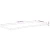 Desk Top 110 x 50 x 2.5 cm Rectangular Solid Acacia Wood
