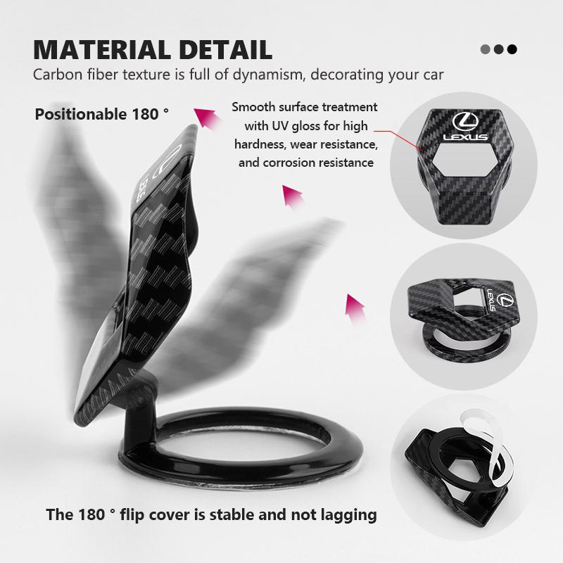 Car Engine Start Stop Switch Button Cover Decorative Ring Protection For Lexus RX350 IS250 IS200 GS300 LX570 RC350 UX250h ES350