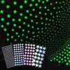 Colorful Starry Sky Luminous Wall Decals - Self-Adhesive Fluorescent Meteor Decorations for Children's Rooms and Cabinets