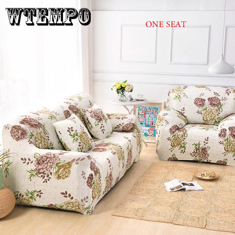 Elastic Sofa Cover Printed Slipcover Corner Sofa Cover Stretch Furniture Cover 1/2/3/4 Seater