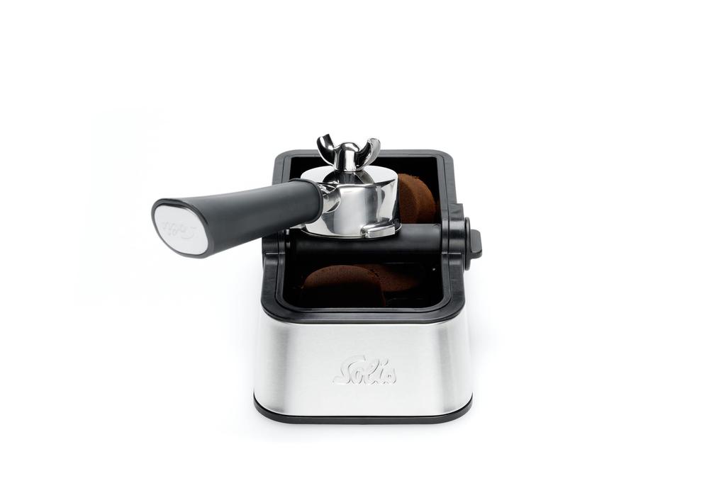 Solis Perfetta Knock Box Espresso Machine Accessory, Black (SKA97843)