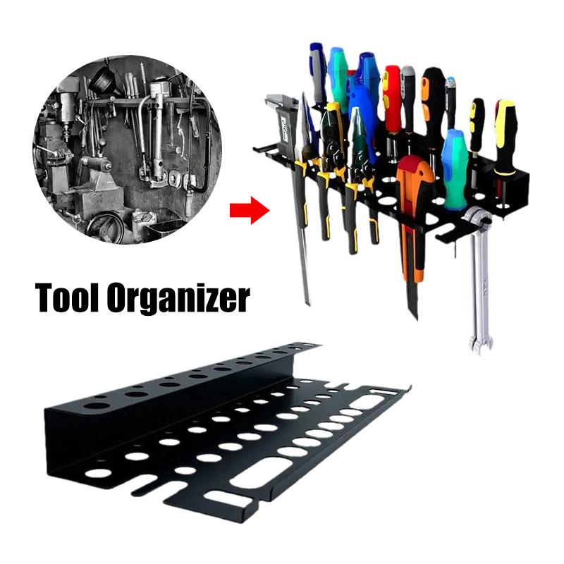 Schraubendreher Werkzeughalter Organizer Hammer Zangen Wandmontiertes Metall Aufbewahrungsregal Organizer Werkstatt Werkbank Kleinteileaufbewahrung