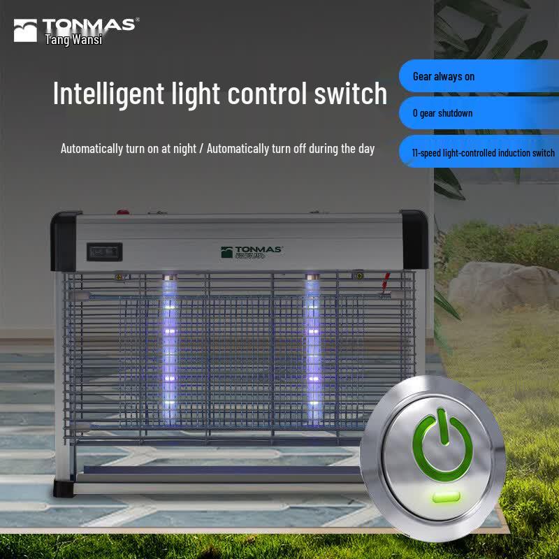 TONMAS Outdoor Commercial LED Electric Shock Mosquito Killer