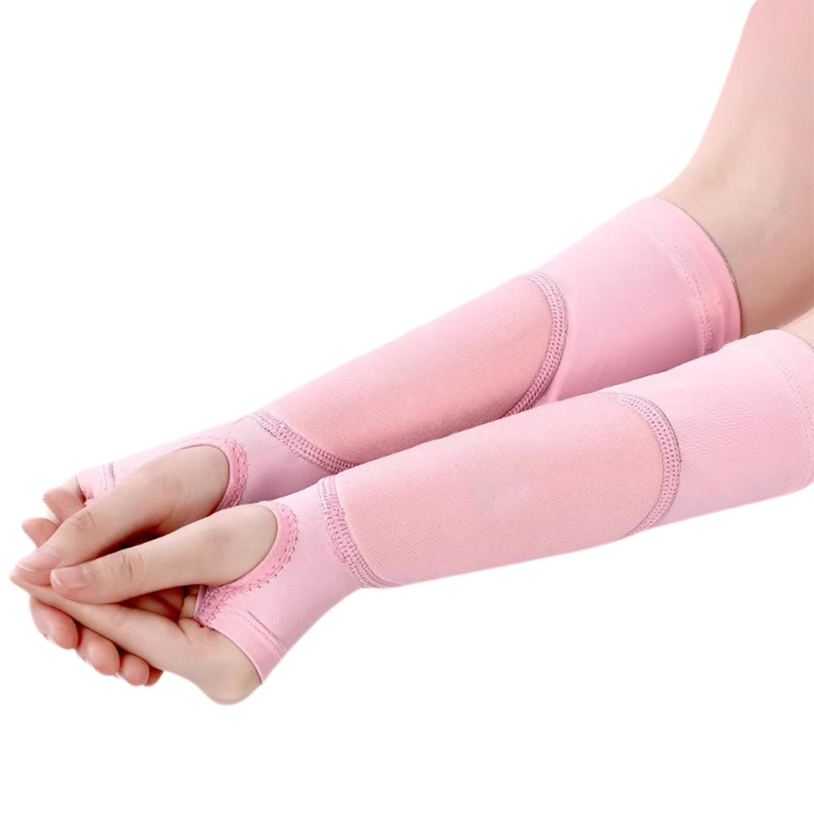 

1 Pair Volleyball Passing Forearm Sleeve with Compression Pads and Thumb Hole for Youth Women Men Arm Guards Arm Sleeves XS
