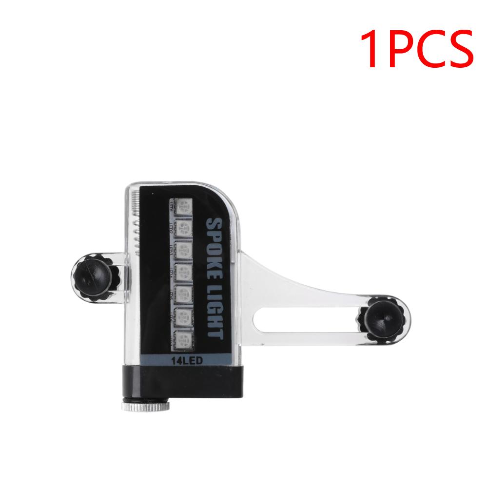 Bicycle Cycling Bike Tyre Tire Wheel Valve 14 LED Flash Spoke Warning Light Cycling Accessories