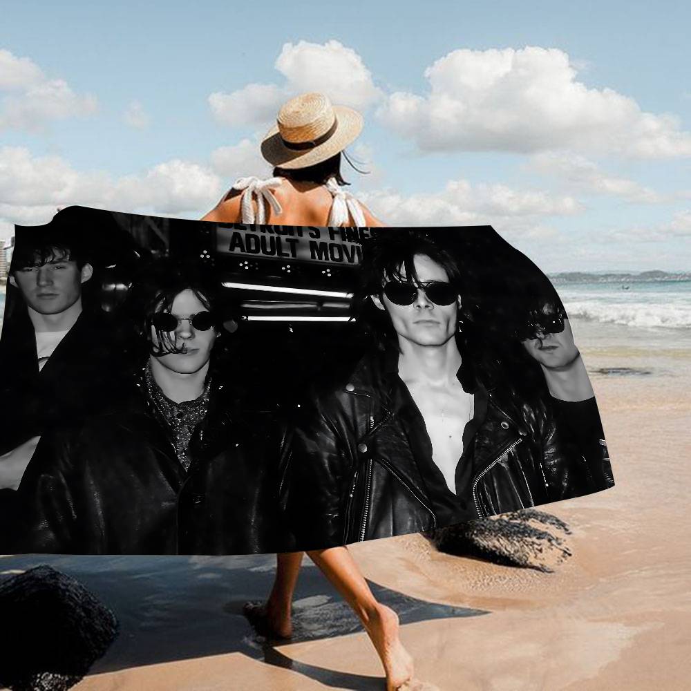 The Sisters Of Mercy Band Badetuch Mikrofaser Weich Wasserabsorbierend Atmungsaktiv Für Mädchen Kinder Dekorative Cartoon Strandtuch