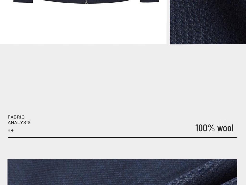 Baoxiniao Unisex 100% Wool Professional Work Jacket