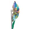 Eye Catching Colorful Reflective Windmill Pinwheels with Stakes for Camping Picnics Garden Decor Kid Parties Decorations