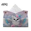 Diy Rhinestone Painting Kit DIY Faux Diamond Art Tissue Box Leather Desktop Sparkling Supplies Holder Pouch 5D Embroidery Craft for Home Office Car