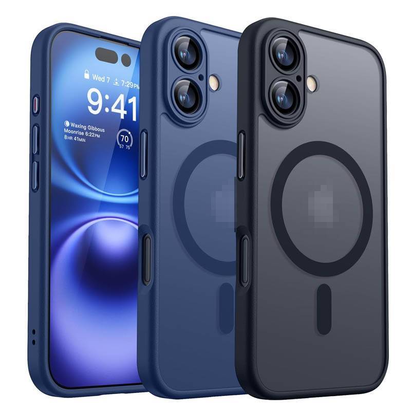 Magnetic Slim Protective Case With Sandblasted Matte Finish For Anti Fingerprint And Shock Absorption
