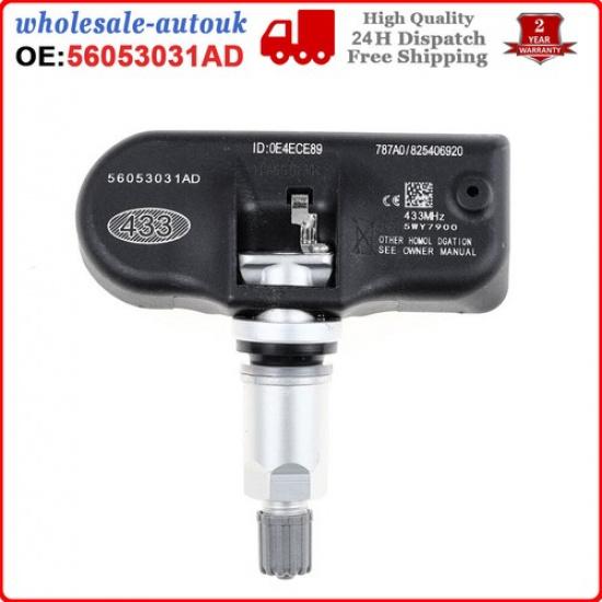 4X For Chrysler Voyager Sebring 56053031AD TPMS Tire Pressure Monitoring Sensor