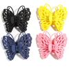 Double-Layer Hollow Butterfly Hair Claw Clip - Large Size Shark Clip 