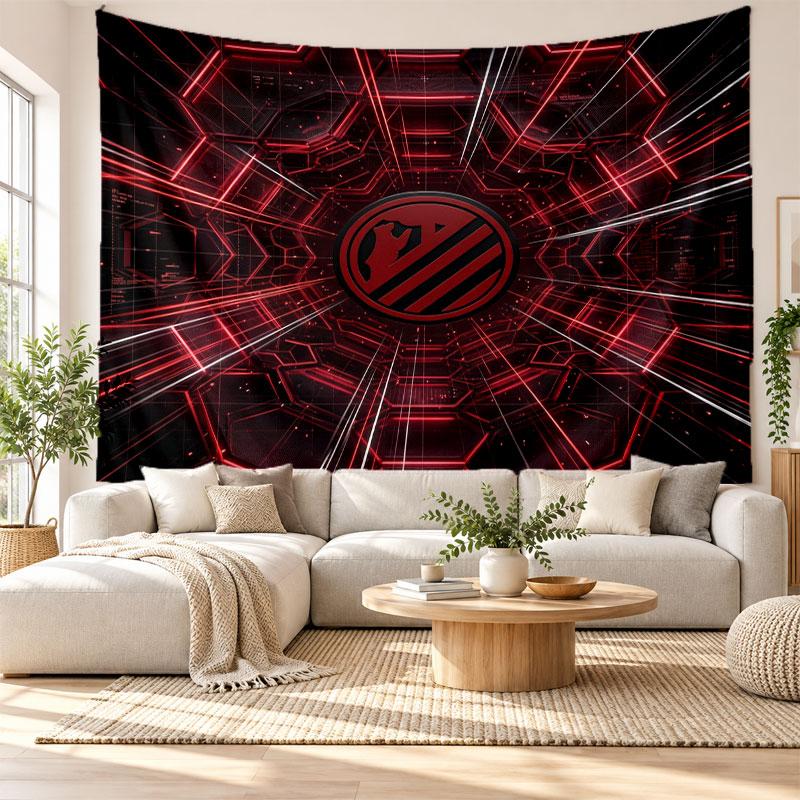 Atletico Madrid Wall Tapestry, Soft Fabric Wall Hanging, Decorative Backdrop For Bedroom Home Wall Art
