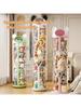 Dustproof Toy Storage Bucket Transparent Large Capacity Storage Bucket Space Saving Floor Standing Toy Storage Basket with Lid