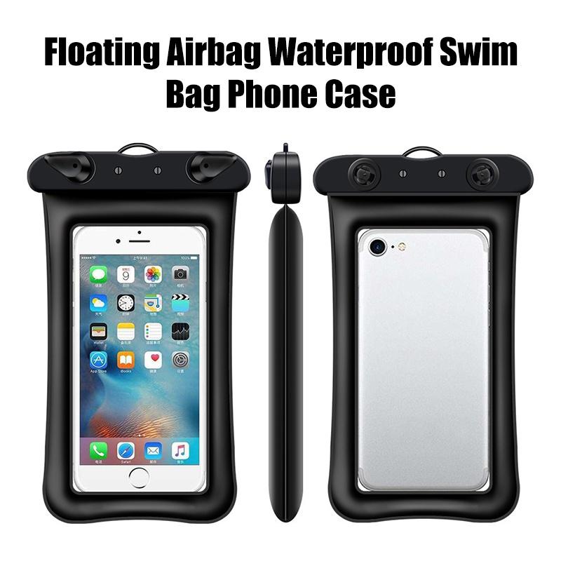Floating Airbag Waterproof Swim Bag Phone Case Universal Highly Sensitive Touchscreen Phone Pouch The Water-Sprinkling Festival
