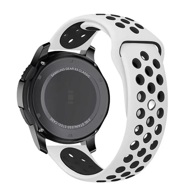 

20mm 22mm Silicone Strap for Samsung Galaxy Watch 7 6 5 4 Classic 5pro/Gear S3 Bracelet for Huawei Watch 4/3/GT5 4 2e 46mm Band Strap width 20mm