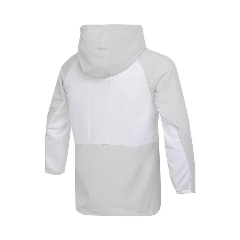 Nike Jacket Ss25 Fashion Comfortable Versatile Hooded Kids Jacket White Gray IH0831-072