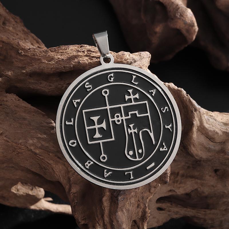 Stainless Steel Nordic Odin Rune Irish Celtic Trinity Knot Pendant Necklace Men Women Lucky Amulet Jewelry