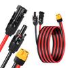 Solar Panel XT60 Female Charging Cable 12AWG – 0.5M/1.5M/3M/5M Power Connector Wire for Generator & Power Station