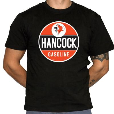 Hancock Gasoline T-Shirt - Defunct Petroleum Brand - 100% Preshrunk Cotton Shirt