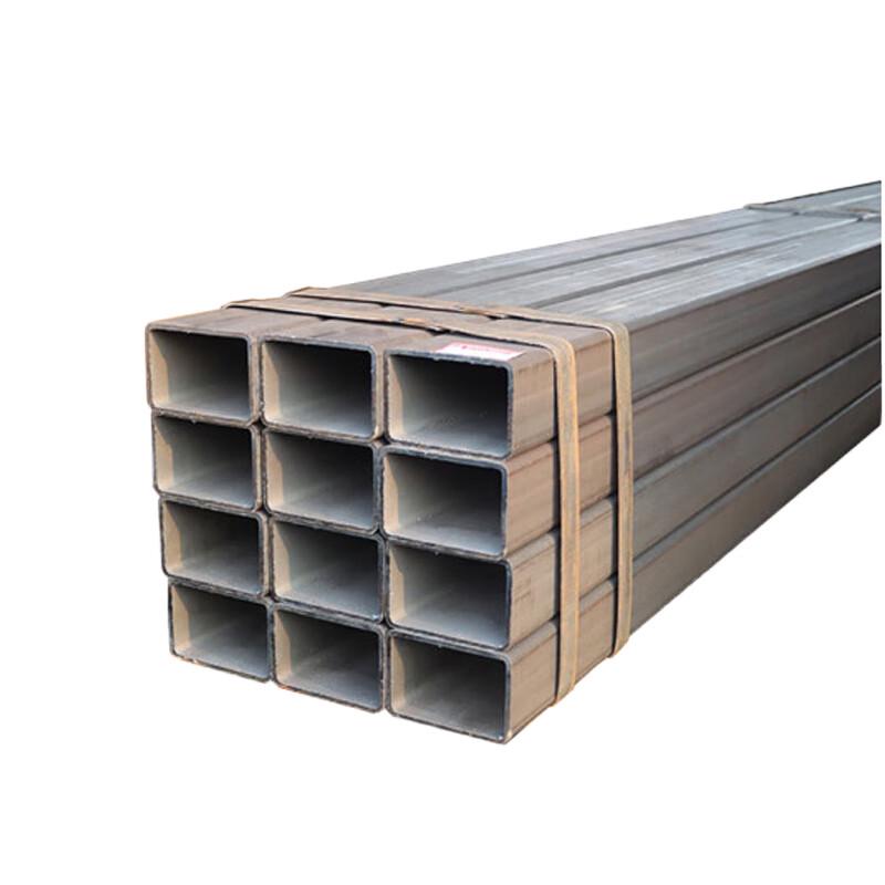 Black Rectangular Metal Tube