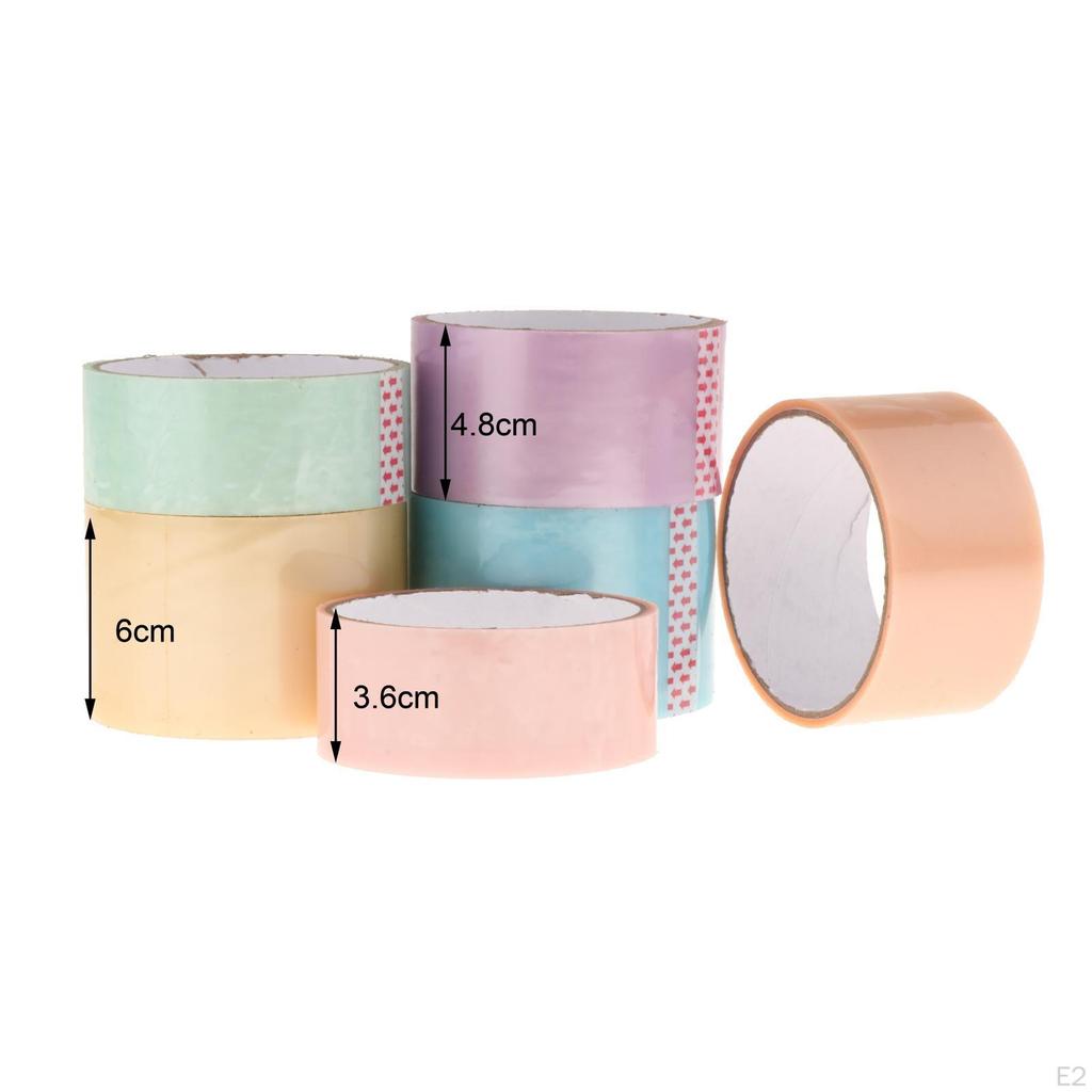 6x Klebekugel-Tapes Klebeband Dekorative Pädagogische Spielzeuge DIY Basteln Handgemacht