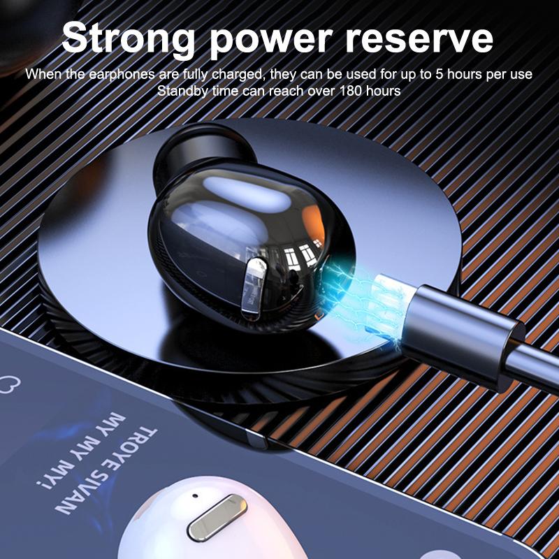 Mini Wireless Bluetooth-Compatible 5.0 Earphone In Ear Sport With Mic Handsfree Headset For Huawei All Phone Headphones