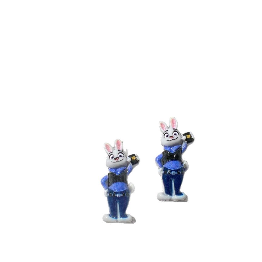 Cartoon Zootopia Resin Accessories Diy Keychain Fridge Magnet Cream Glue Phone Case Decoration Custom Handmade Craft Supplies
