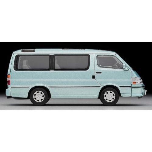 Tomytec Tomica Limited Vintage Neo 1/64 Scale LV-N216b Toyota Hiace Wagon Super Custom G (2002 Model), Light Green, Finished Model, 312475