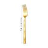 410 Stainless Steel Diamond Handle 5-Piece Tableware Set: Knife, Fork, Spoon for Steak/Western Food in Gift Box