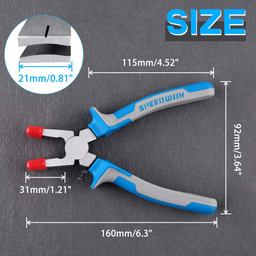 SPEEDWOX Running Pliers, Glass Running Pliers, Stained Glass Running Pliers, Glass Running Pliers, Glass Punch, Glass Cutter, Glass Cutter Nippers, St