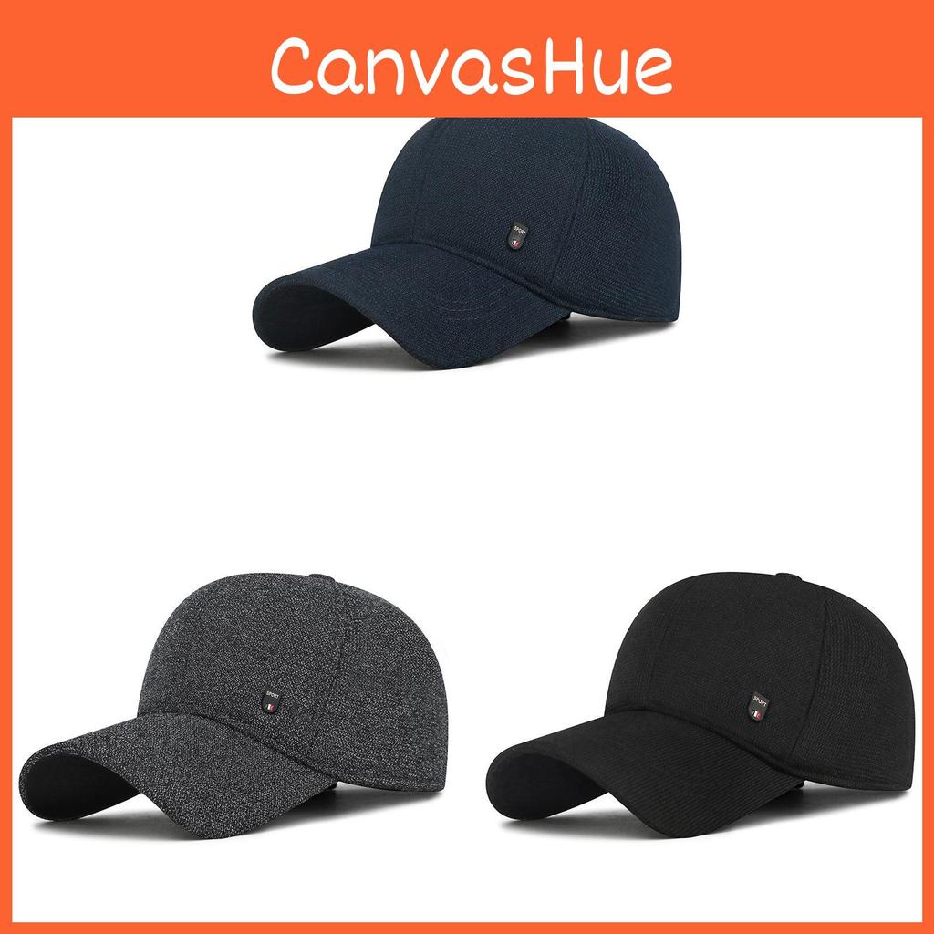 Mens Autumn Cotton Baseball Hat With Adjustable Fit And Letter Embellishments For Outdoor Wear