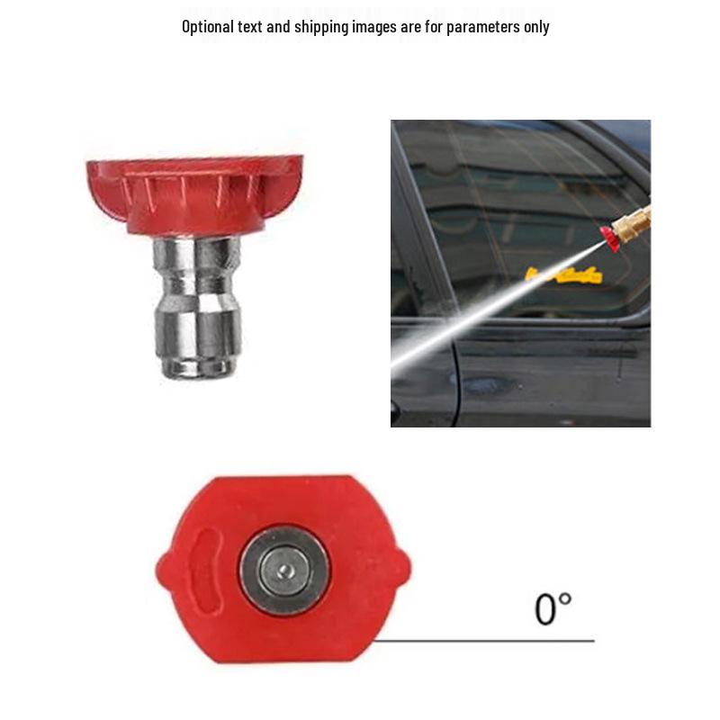 High-Pressure Car Wash Water Gun with 5 Nozzles & Brass Swivel Joint