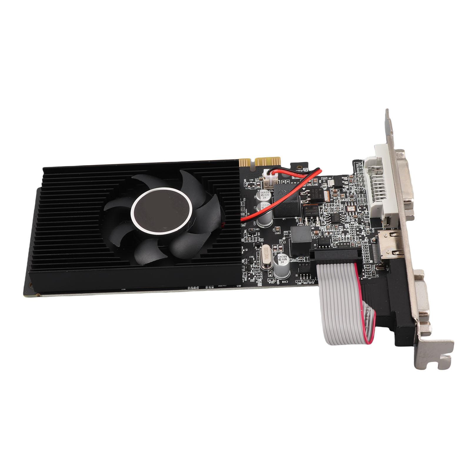 

Графічна карта GT210 1 ГБ DDR3 з вентилятором 64-бітна підтримка VGA DVI HD Multimedia Interface DirectX10.1 Графічна карта для ПК