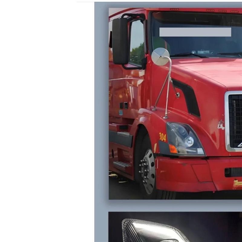 LED Headlight Assembly: US Volvo VNL Cab High Beam & Side Marker Light Left