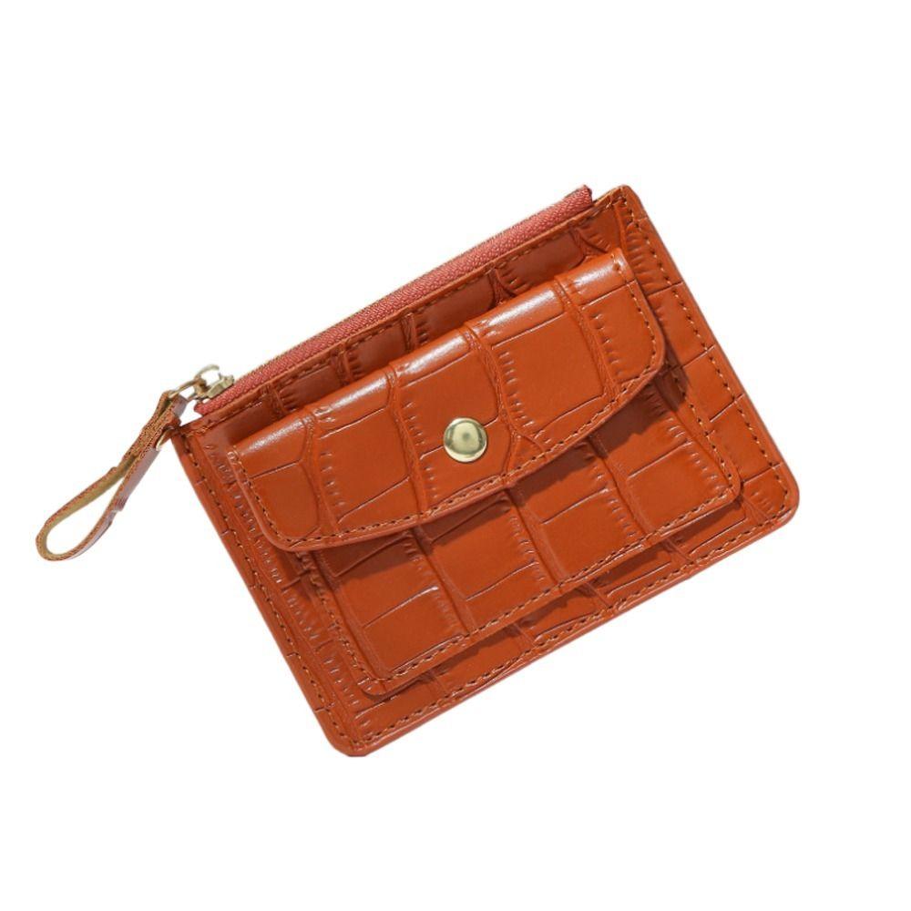 

Модный кошелек с узором крокодила, корейский держатель для карт, женский кошелек для монет из ПУ кожи, кошельки кофейный