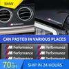 X6 X7 Car Steering Wheel Emblem Decal Car Interior 3D Sticker For BMW M3 M4 M5 F93 F92 F97 F98 F95 F96 F94 G30 G20 G05 G06 G07 F
