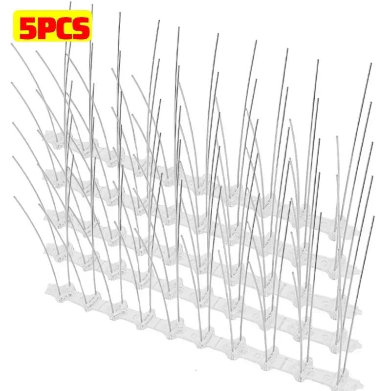10/1PCS Pigeon Spike Deterrent Anti Bird Pigeon Squirrel Cats Repellent Stainless Steel Bird Repeller Set for Garden Fence Roof