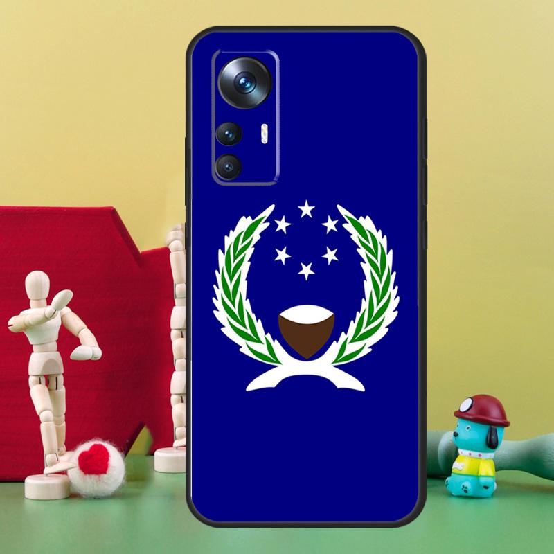Pohnpei Ponape Flag Case For Xiaomi 15 Ultra 14 13T 14T 15T 17 Pro Max POCO X7 Pro X5 X6 F5 F6 F7 F8 Ultra Cover