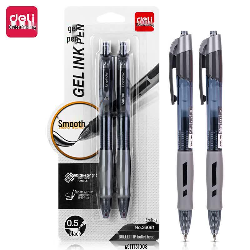 Deli 36061 (S08) Retractable Gel Pen