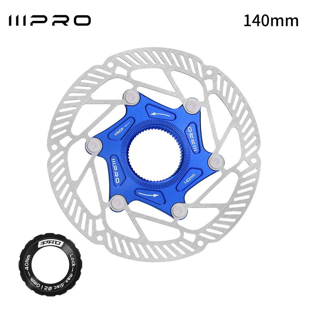 160mm 140mm Centerlock Brake Disc Floating 160mm 140mm 6 Screws Disc Rotor Cooled Lightweigh for Mtb Road Mountain Bike