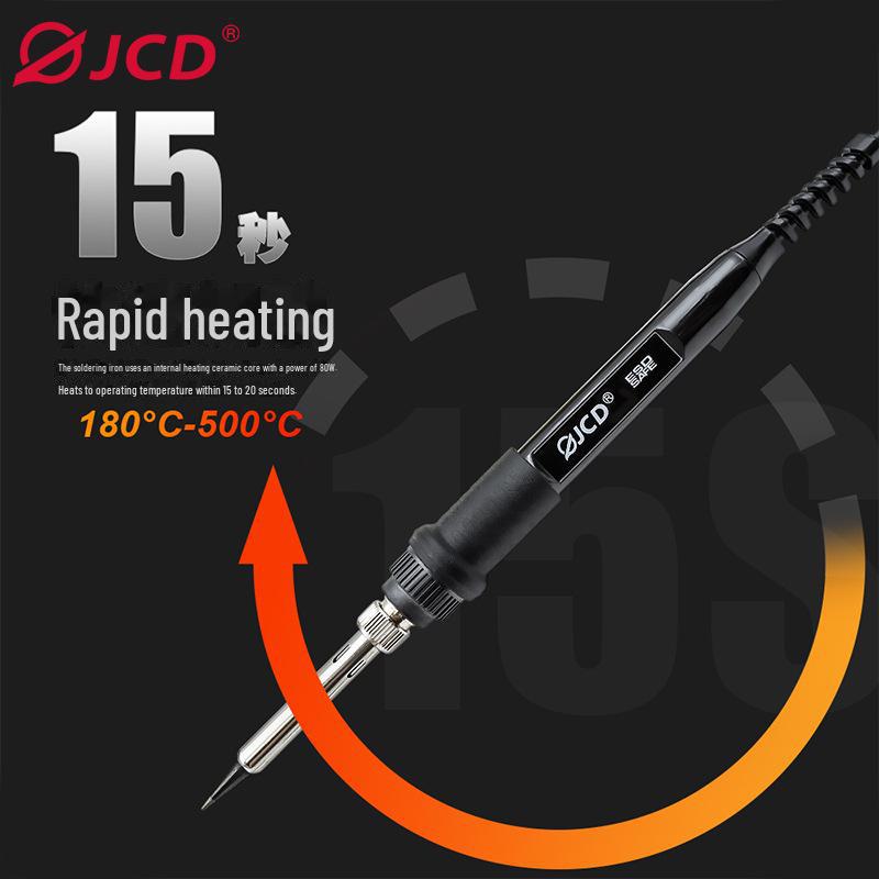 JCD 8898 Dual Screen High Power Hot Air Gun and Soldering Iron Station, Wall-Mounted Design with Constant Temperature Control.